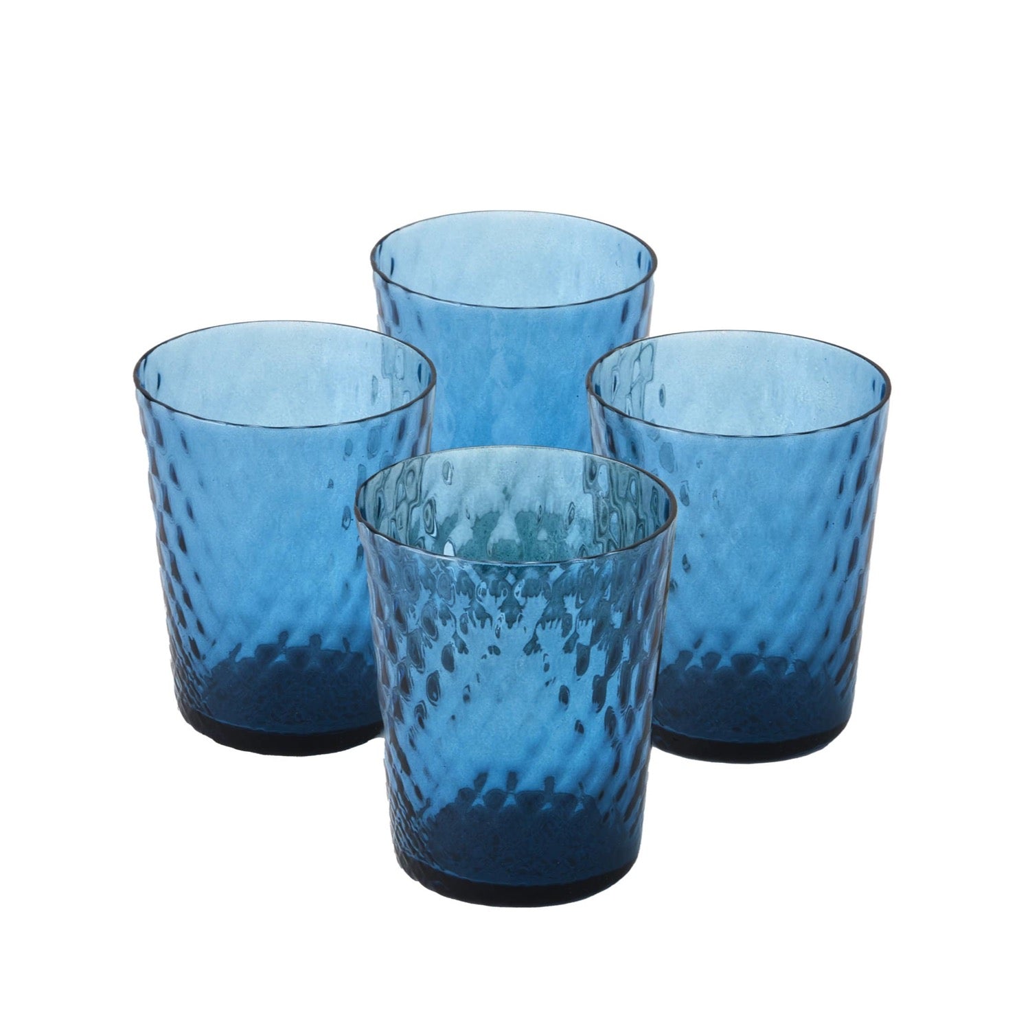 Blue Diamond Glassware (Set of 4)
